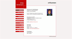 Desktop Screenshot of erika-brinkmann.de